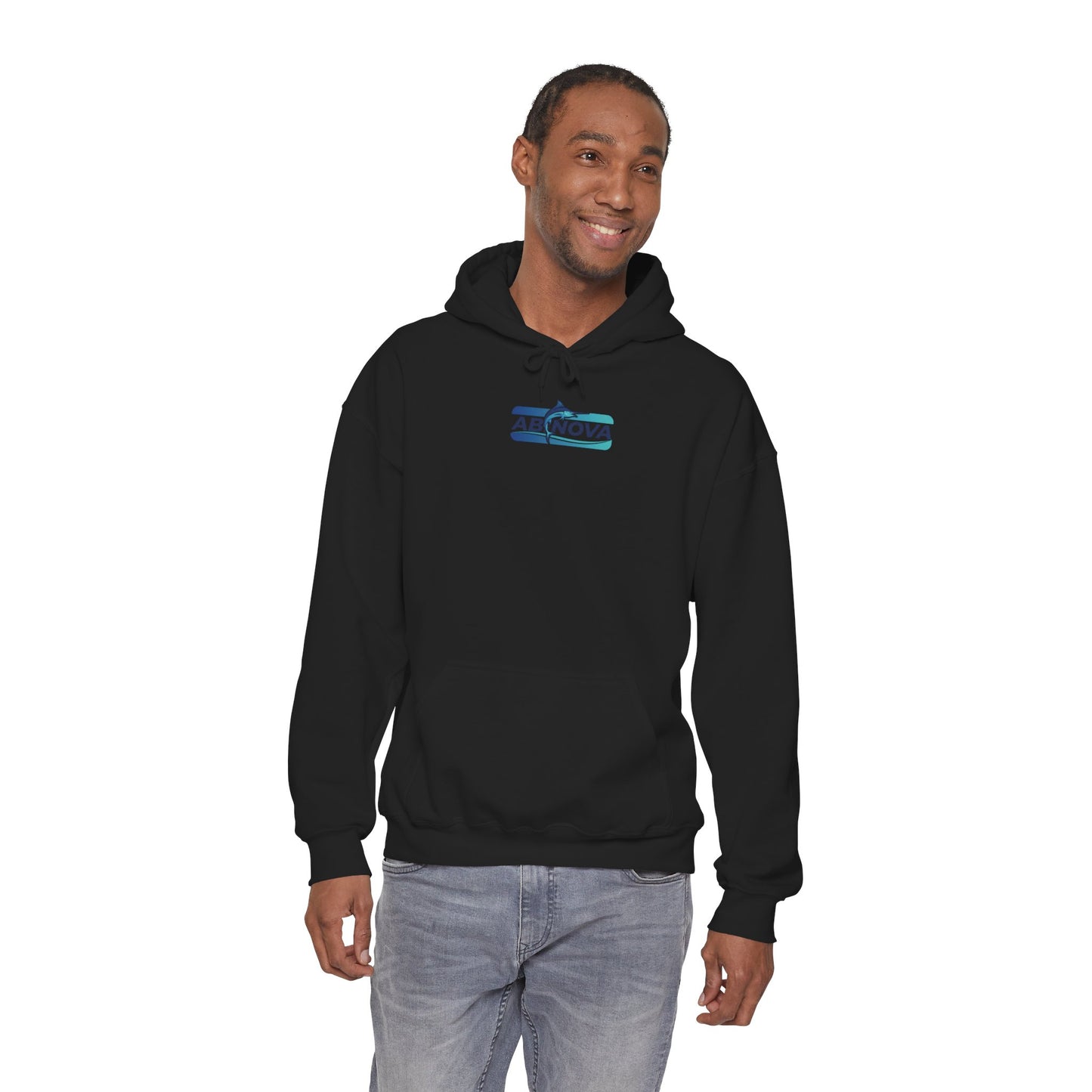 Abinova Classic Logo Hoodie (Heavy Blend™ 18500) Unisex Heavy Blend™ Hooded Sweatshirt