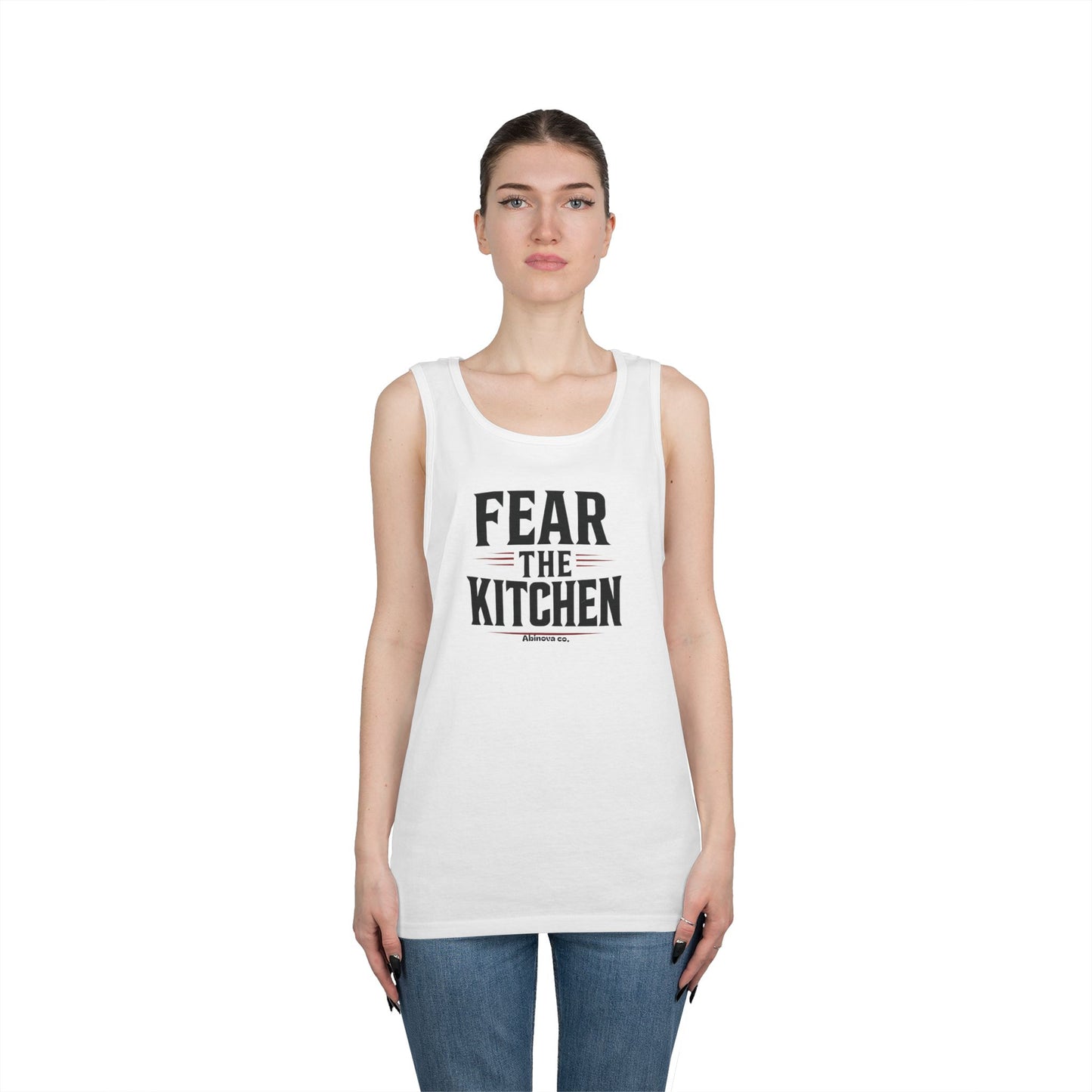 Fear The Kitchen – Performance Cotton Tank (Abinova Co.) Unisex Heavy Cotton Tank Top