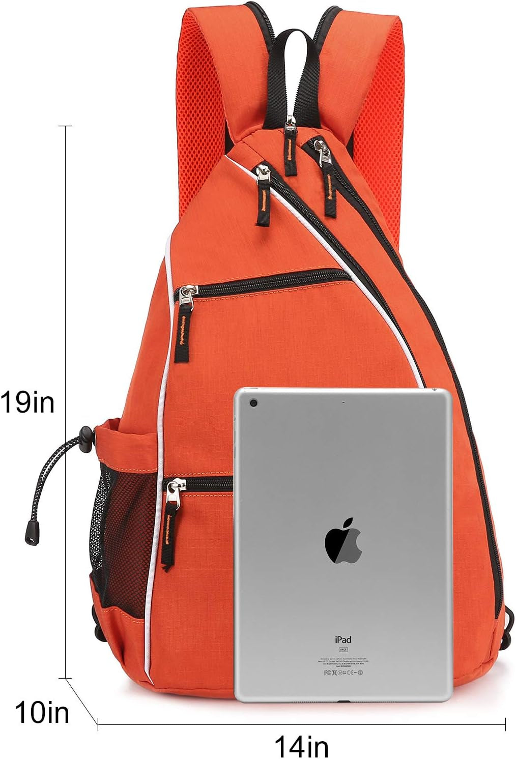 Pickleball Bag - Men'S & Women'S Pickleball Backpack, Adjustable Sling Bag W/Fence Hook/Large Capacity/Safety Pocket