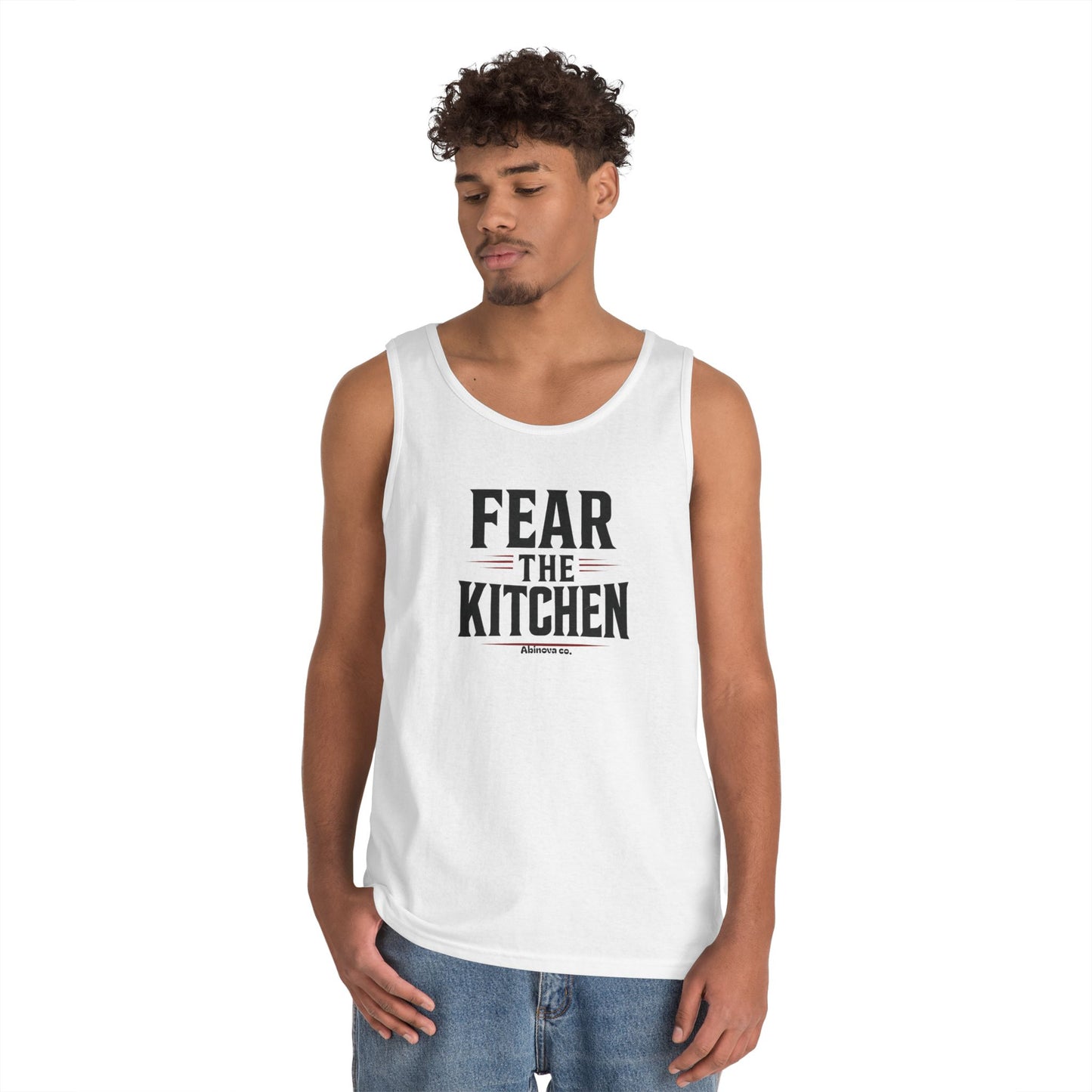 Fear The Kitchen – Performance Cotton Tank (Abinova Co.) Unisex Heavy Cotton Tank Top