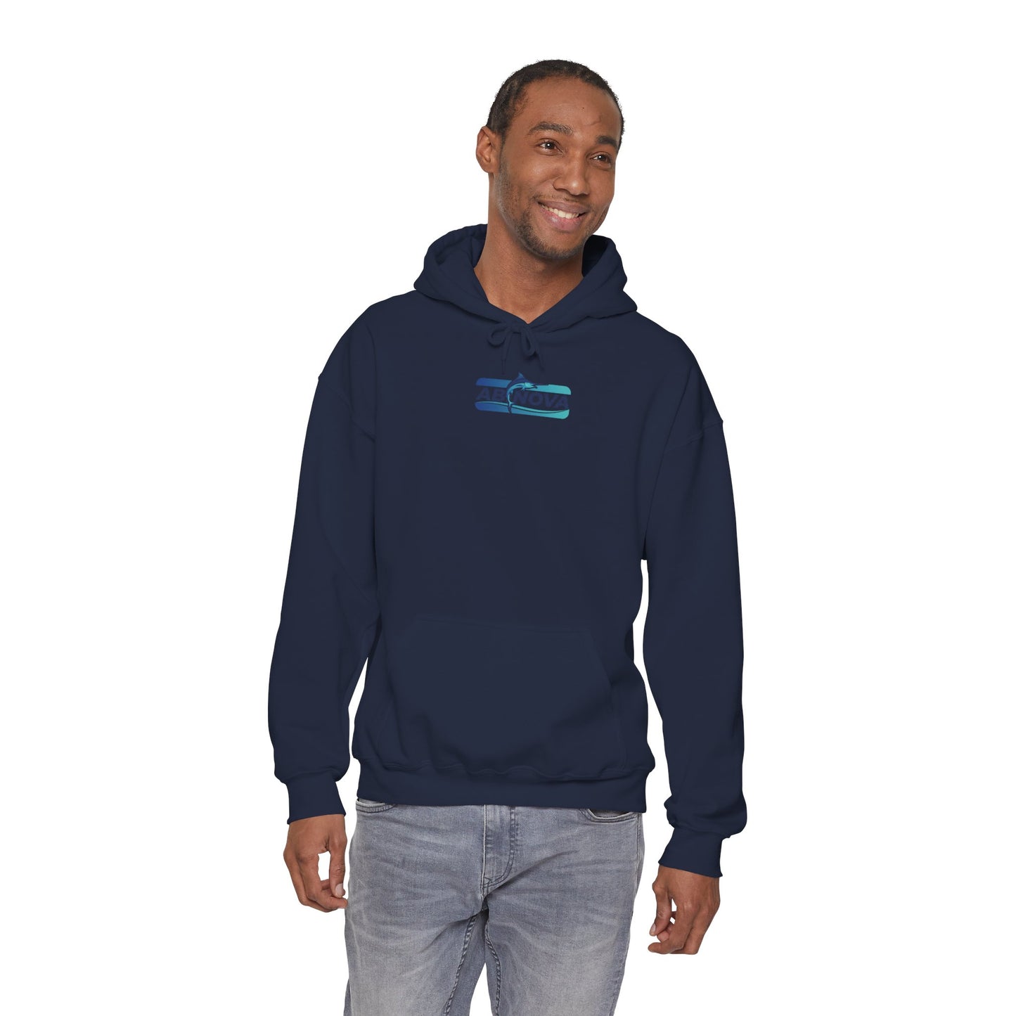 Abinova Classic Logo Hoodie (Heavy Blend™ 18500) Unisex Heavy Blend™ Hooded Sweatshirt