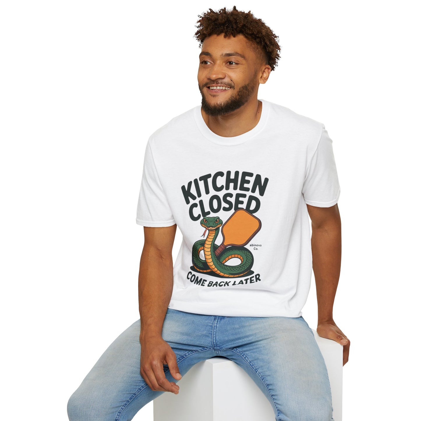 Kitchen Closed – Retro Snake Tee (Gildan Softstyle® 64000) Unisex Softstyle T-Shirt