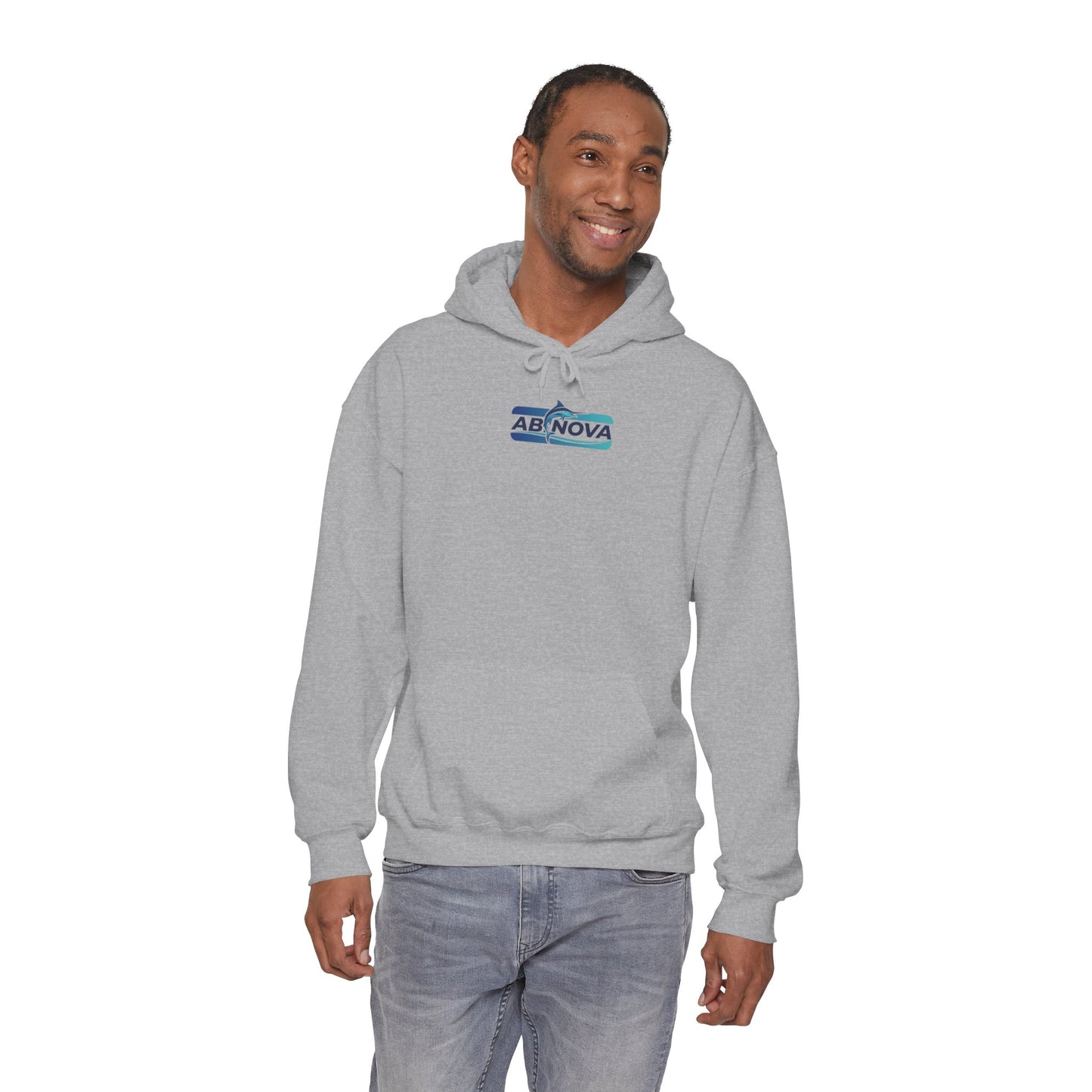 Abinova Classic Logo Hoodie (Heavy Blend™ 18500) Unisex Heavy Blend™ Hooded Sweatshirt