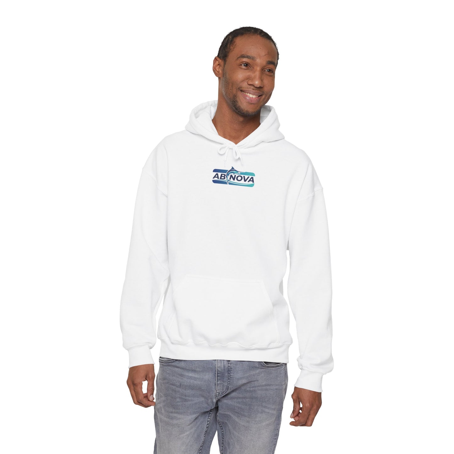 Abinova Classic Logo Hoodie (Heavy Blend™ 18500) Unisex Heavy Blend™ Hooded Sweatshirt